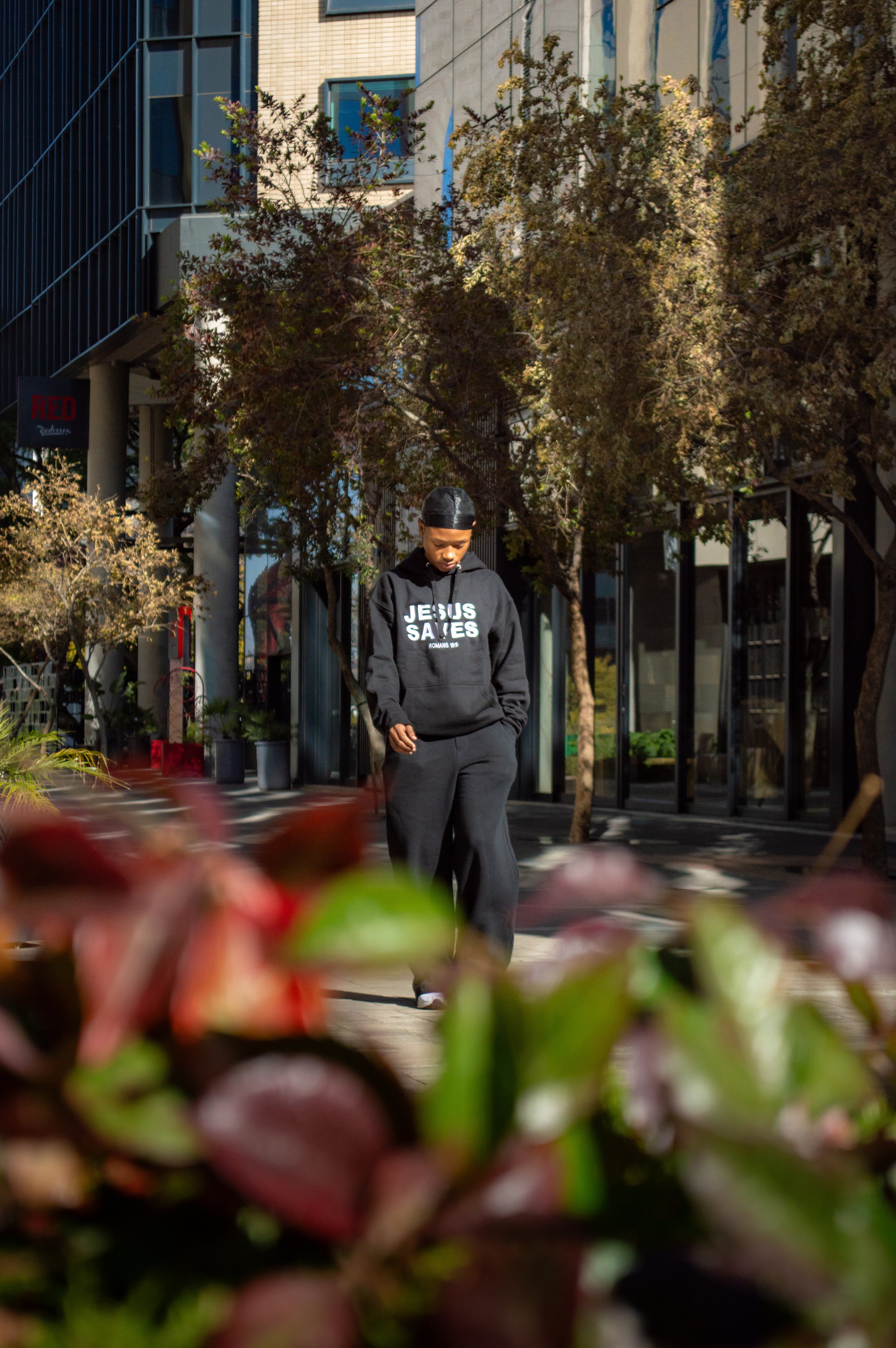 "Jesus Saves" hoodie - Obsidian Grace
